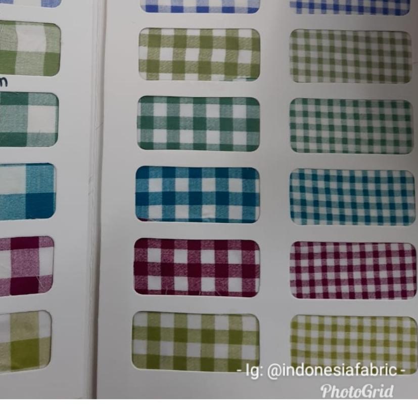 ✩ Kain Gamis Kain Katun Jepang Japan Design motif Checkers / kotak kotak large ☀