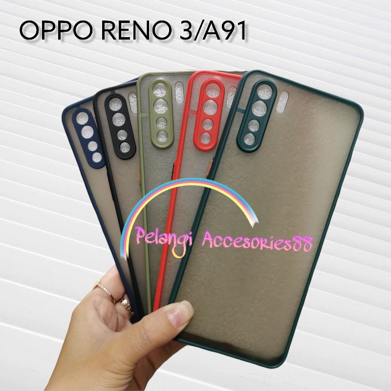 OPPO RENO 3 / A91  SOFTCASE CASE DOVE CASE FULL COLOUR