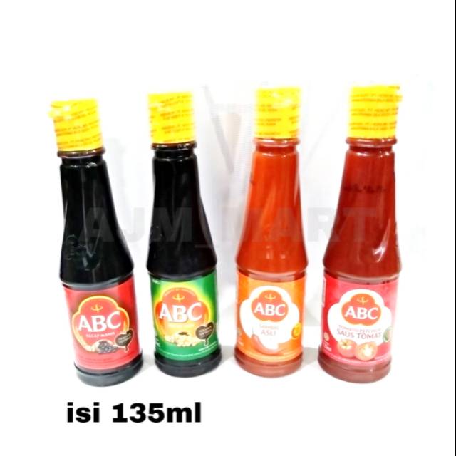 

Kecap/Sambal/Saus ABC ukuran 135ml