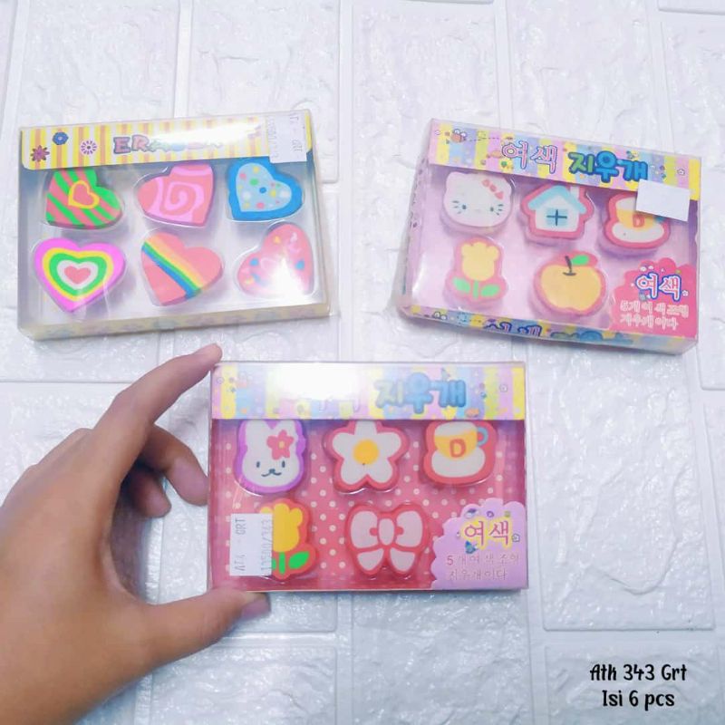 

Penghapus Pensil isi 6