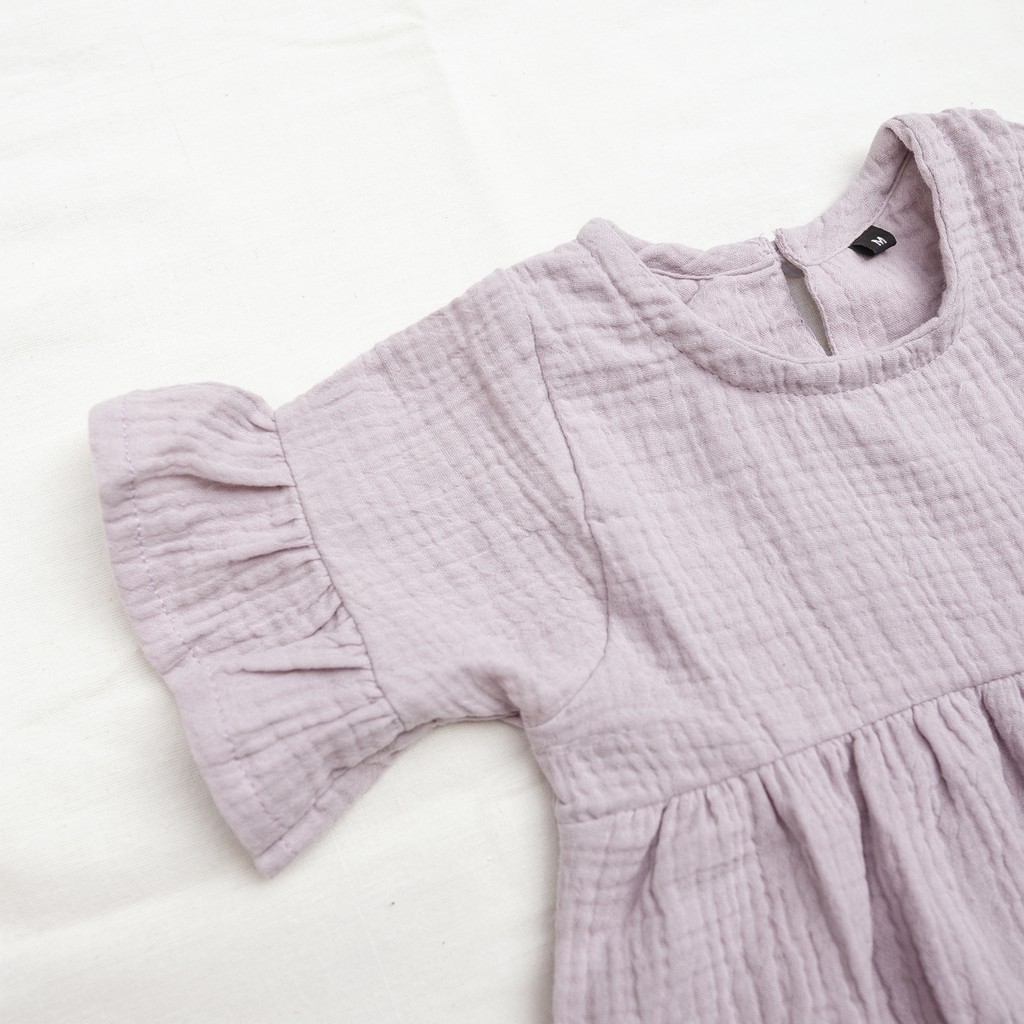 Crinkled Cotton Dress - Bayi Perempuan