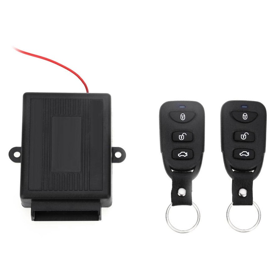 Remote Control Wireless Door Lock Mobil - Black