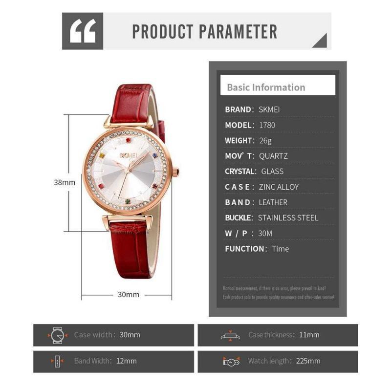 Jam skmei 1780 original free gift box