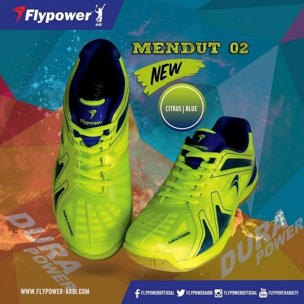 Sepatu Badminton Flypower Mendut 2 Bulutangkis Batminton