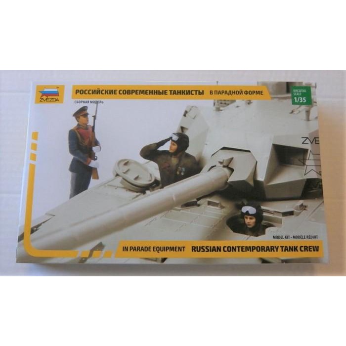 ZVEZDA 3685 1/35 RUSSIAN CONTEMPORARY TANK CREW