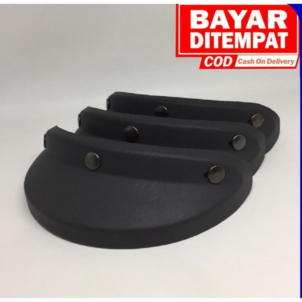 PET PENDEK HITAM DOP HELM BOGO