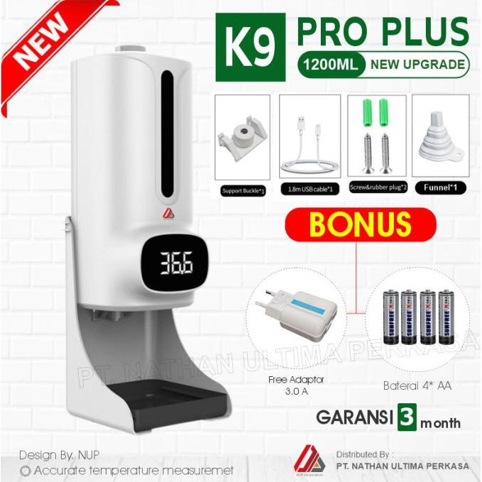 K9 PRO PLUS - Thermometer Infrared Non Contact K9 PRO PLUS