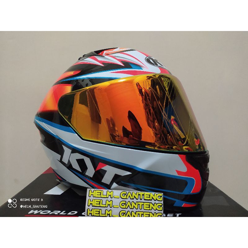 visor kyt nfr nx race nz race red gold blue gold silver light smoke dark smoke