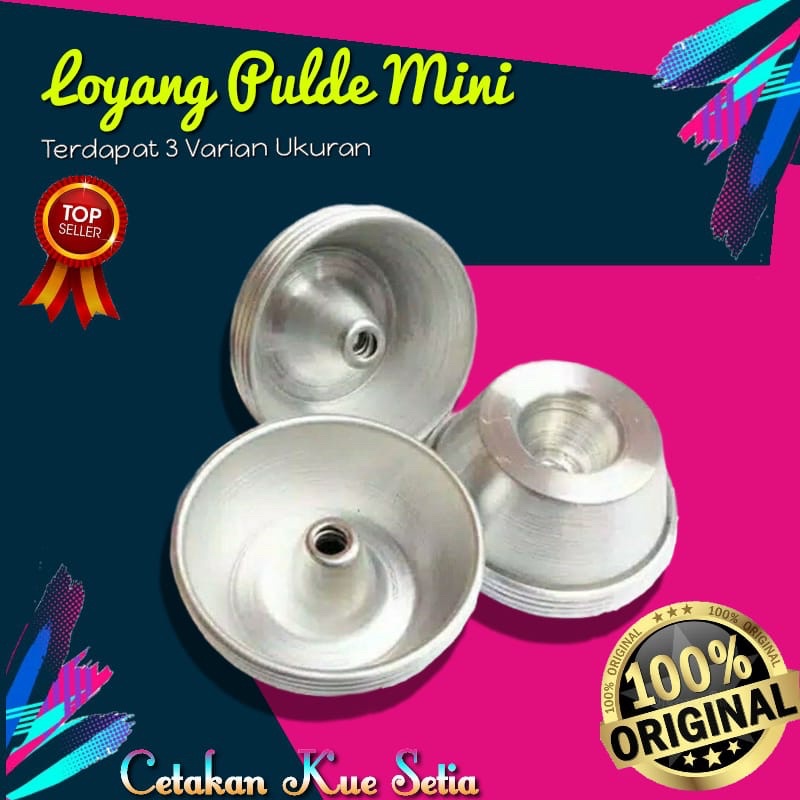 Loyang Pulde Mini / Cetakan Bolu Kecil / Tulban Mini
