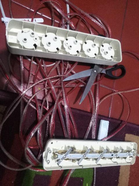 Kabel Listrik Transparan Kabel Serabut 2 X 30 2*30 2x30 Eceran Meteran