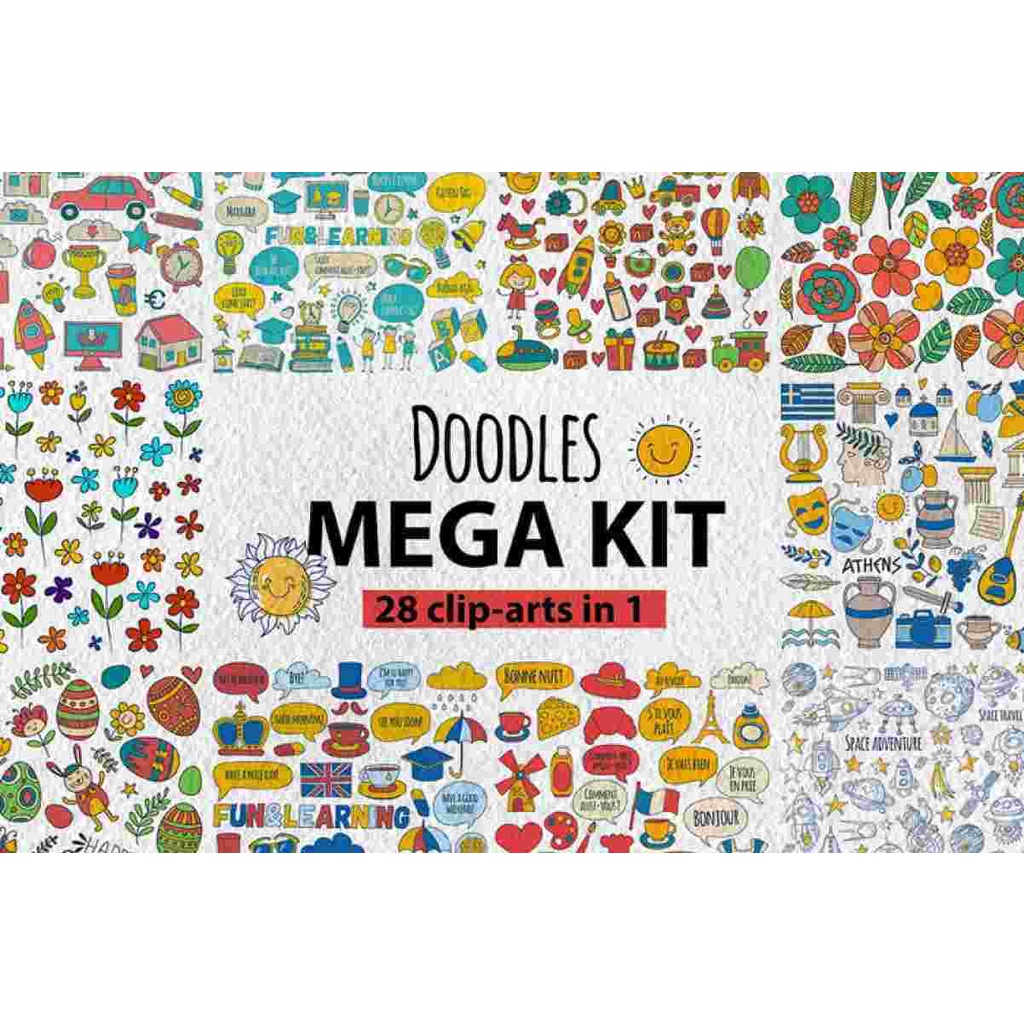 Doodle Mega Kit - Vector Designs