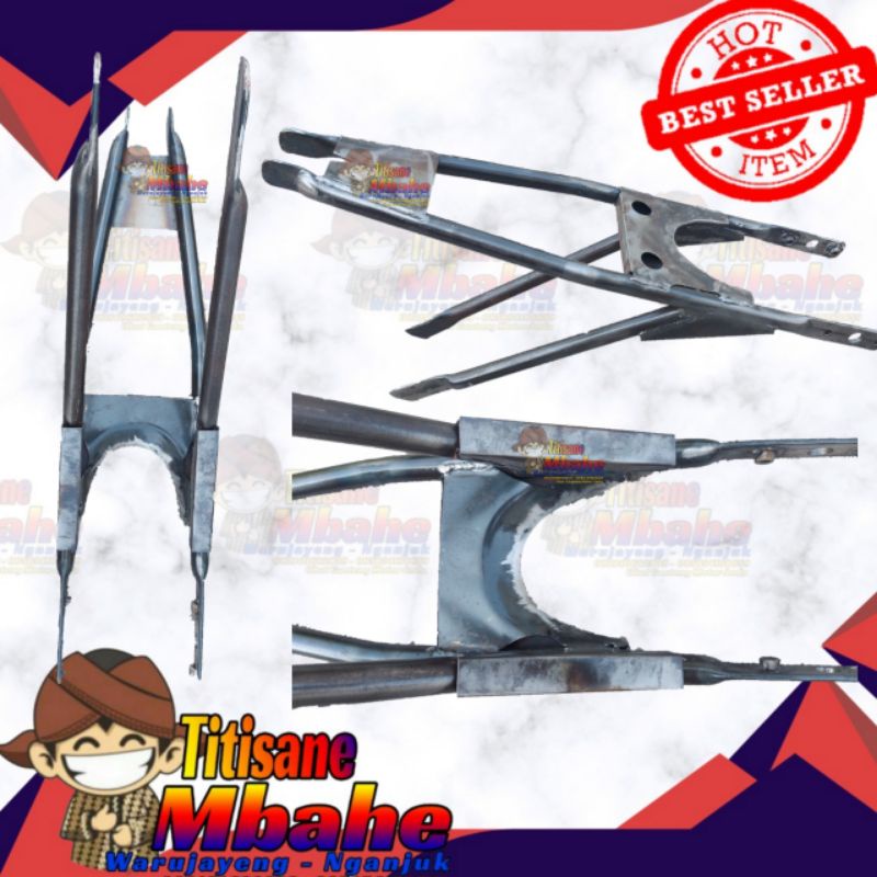 Buntutan rangka belakang cb gl100