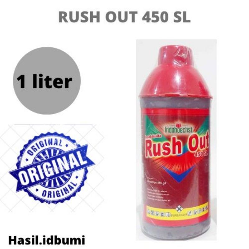 ￼Rush Out 450 SL Insektisida Sistemik Racun Kontak dan Lambung Dimehipo 1 liter