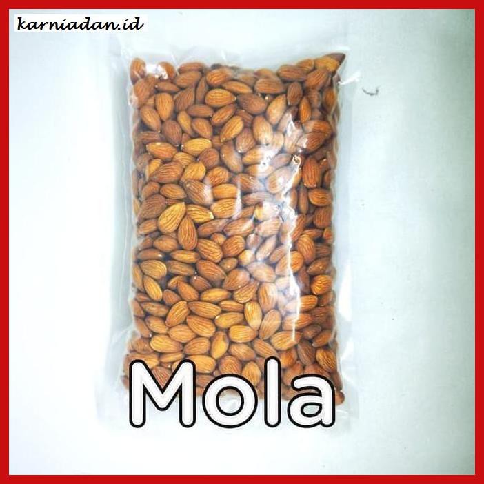 

MAKANAN-RINGAN- ALMOND ROASTED 1 KG / ALMOND PANGGANG UTUH / KACANG ALMOND -BERMACAM-MACAM.