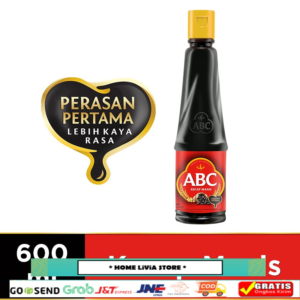 

ABC Kecap Manis Pet 600 mL