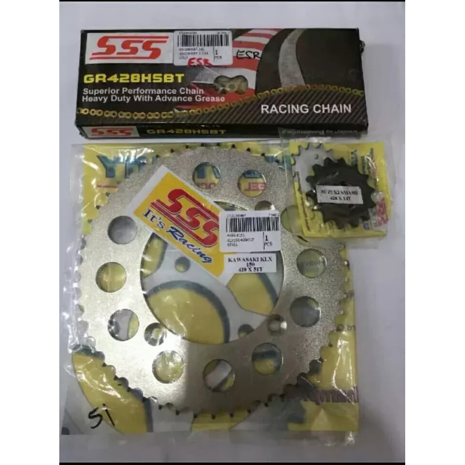 GEARSET KAWASAKI KLX 150 S / L - KLX 150 BF SE - D TRACKER 150