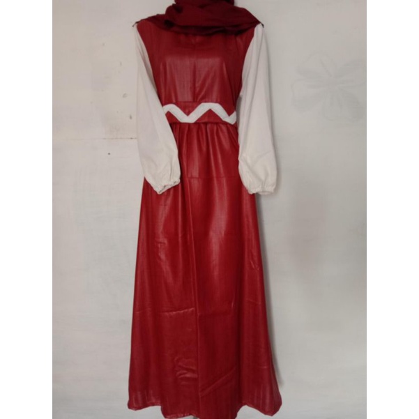 gamis MURAH Merah putih