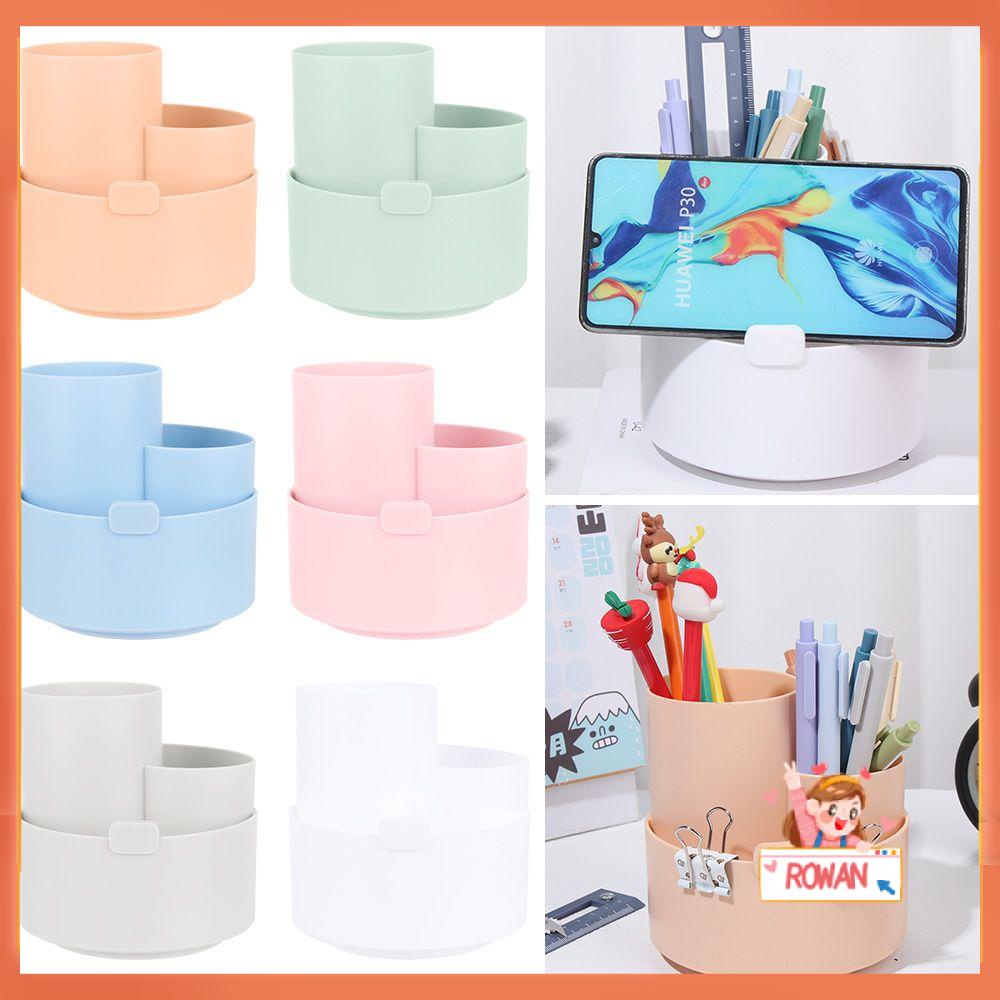 Stand Holder Pensil / Stationery Desain Bunga Kawaii Untuk Meja Kantor / Sekolah
