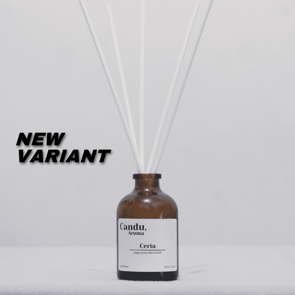Candu Aroma - Reed Diffuser Pengharum Ruangan Aromaterapi Mewah-Ceria