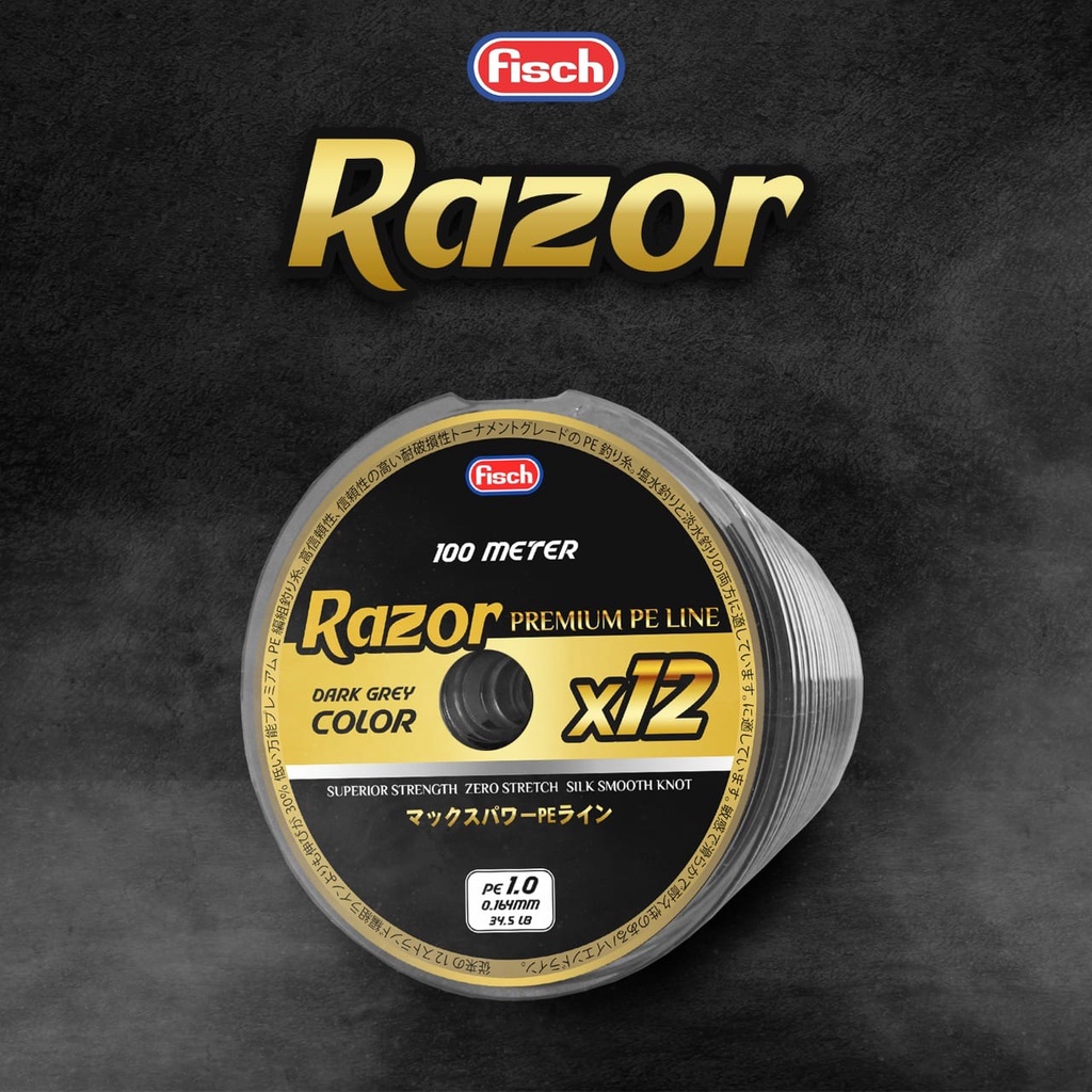 PE. HOOKUP RAZOR X12 PREMIUM PE LINE 100m Conecting