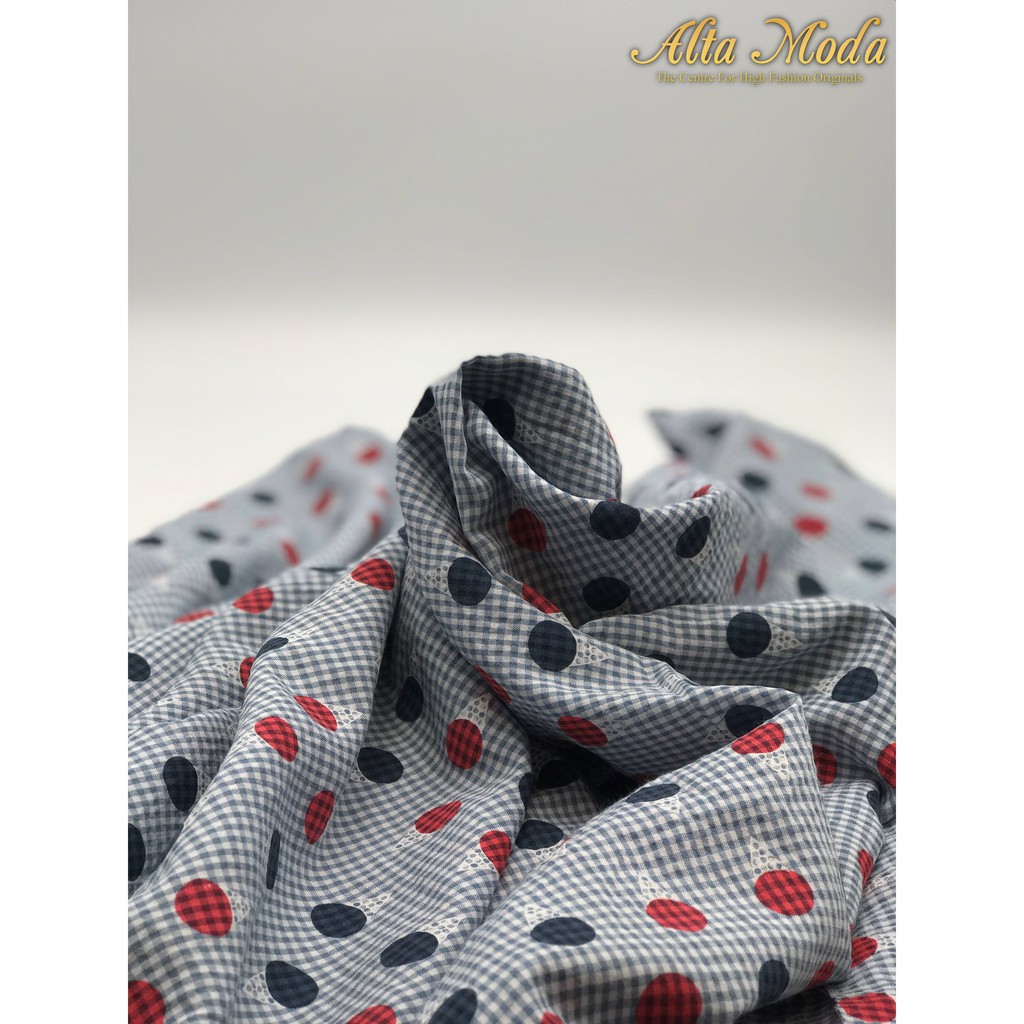 

Alta Moda Katun Motif Fancy Soft Polkadot - Red Kain Premium (1M)