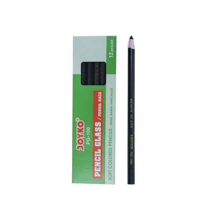 

Pensil Kaca / Pencil Glass Joyko PG-100 Hitam / 1 BOX 12 PCS