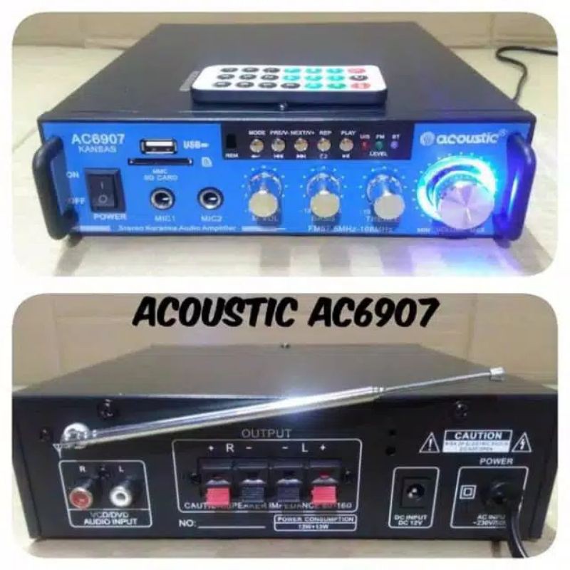 Ampli Mini Acoustic Ac 6907 Fi Amplifier