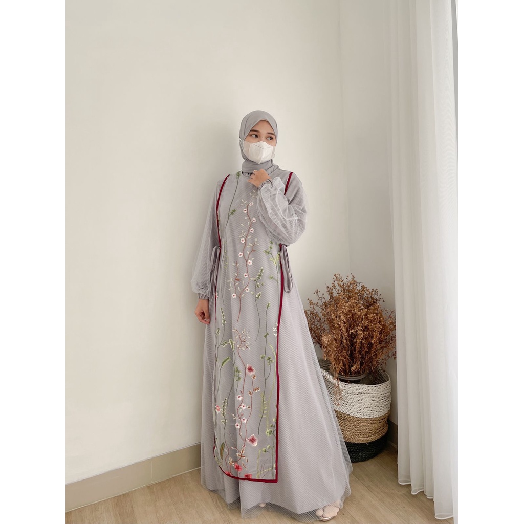 Fleur Dress Grey