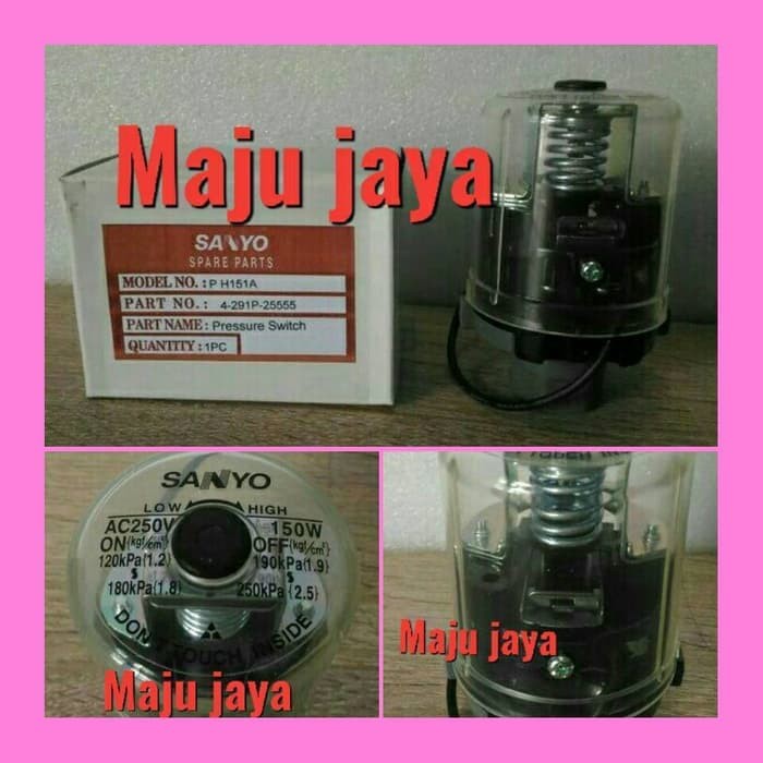 BISA COD Dijual Otomatis ORIGINAL"SANYO" pompa air 125 watt hitachi shimizu ps 130 135