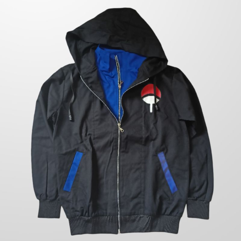 jaket anime uciha double zipper