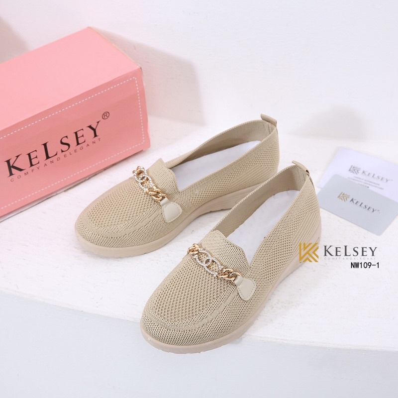 Sepatu Slip On Wanita 3cm Kelsey NW109-1