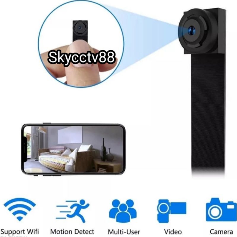 IP Cam Wireless Full HD 1080P Ultra Small Module Camera WiFi Mini