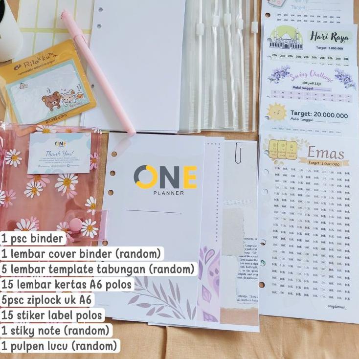 

Modern.. PAKET BUDGETING BINDER A6