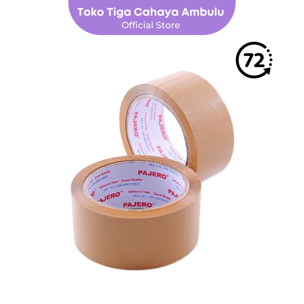 

Lakban Coklat Pajero 72 Meter