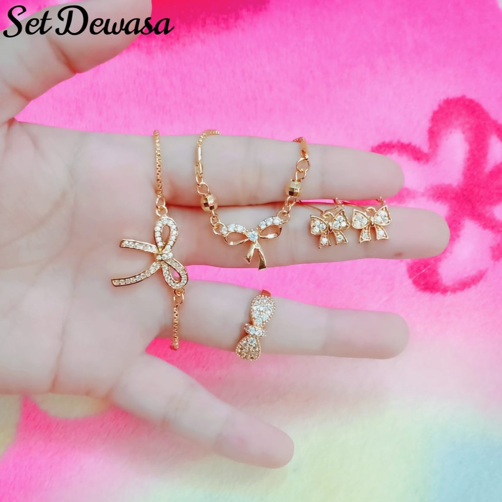 SET PERHIASAN DEWASA XUPING LAPIS MAS 24K