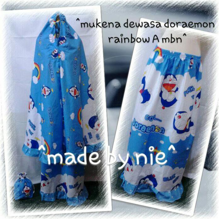 Promo Mukena Dewasa Karakter Doraemon Rainbow A