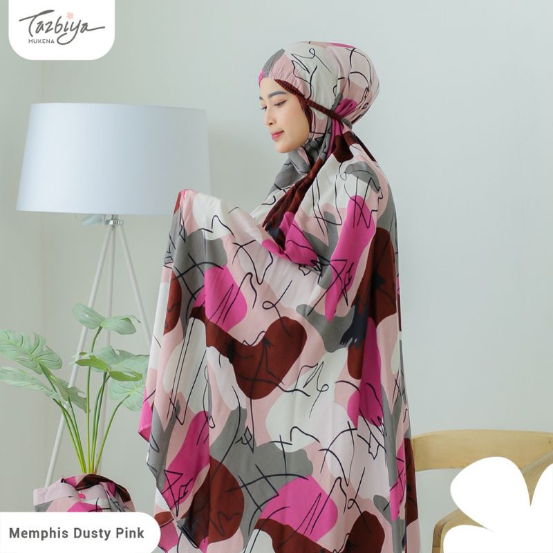 Mukena Tazbiya Kombinasi Memphis Series Allsize