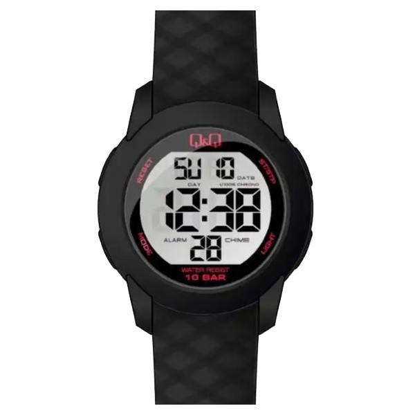 Jam Tangan Unisex Sporty Casual Rubber Digital Original Q&amp;Q QnQ QQ M184 M184J Series