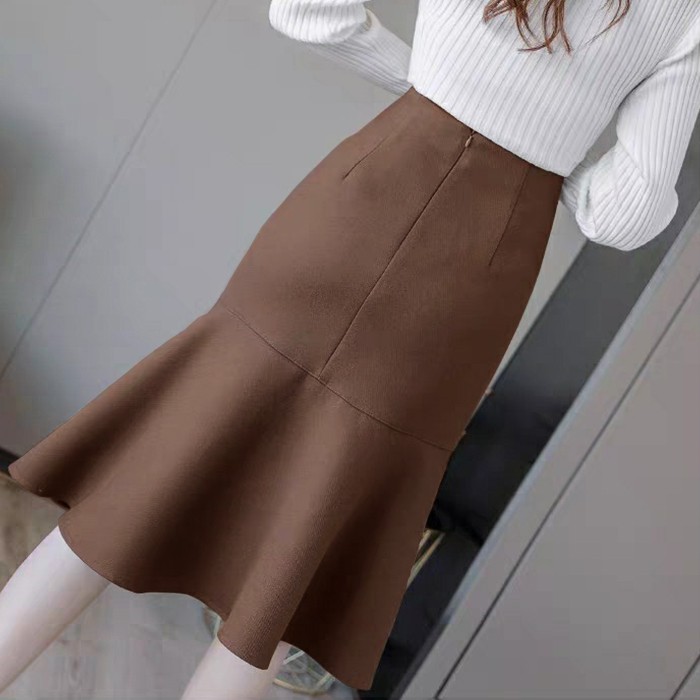 9809 Clarissa Skirt/Rok Midi/Rok Kerja/Rok pesta