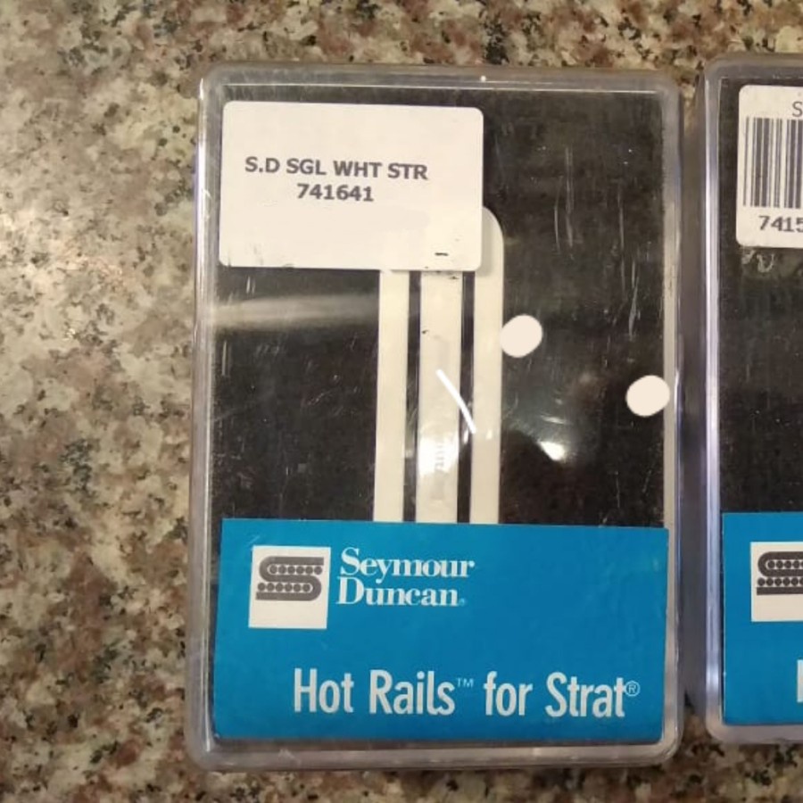 Seymour Duncan SHR-1b Hot Rails for Strat White