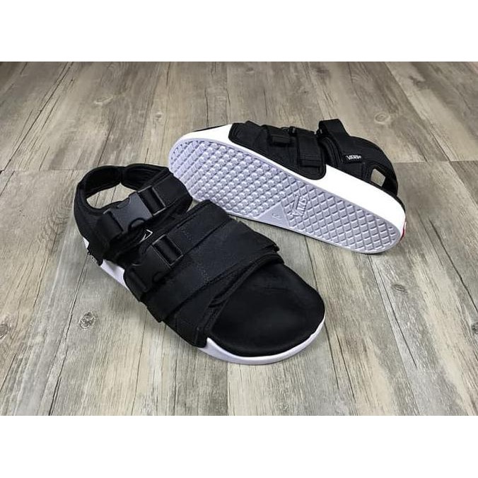 Barang Berkualitas Sandal Sendal Vans Laguna Black High Premium Original MURAH