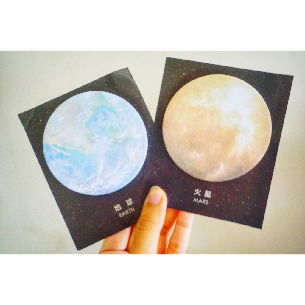 

Kai Kraft Sticky Notes Planet Journaling (Mars & Earth) 30 lembar