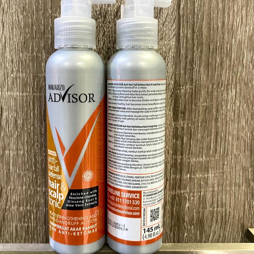 ℗ MAKARIZO ADVISOR HAIR & SCALP TONIC 145ML - MAKARIZO HAIR TONIC ✵