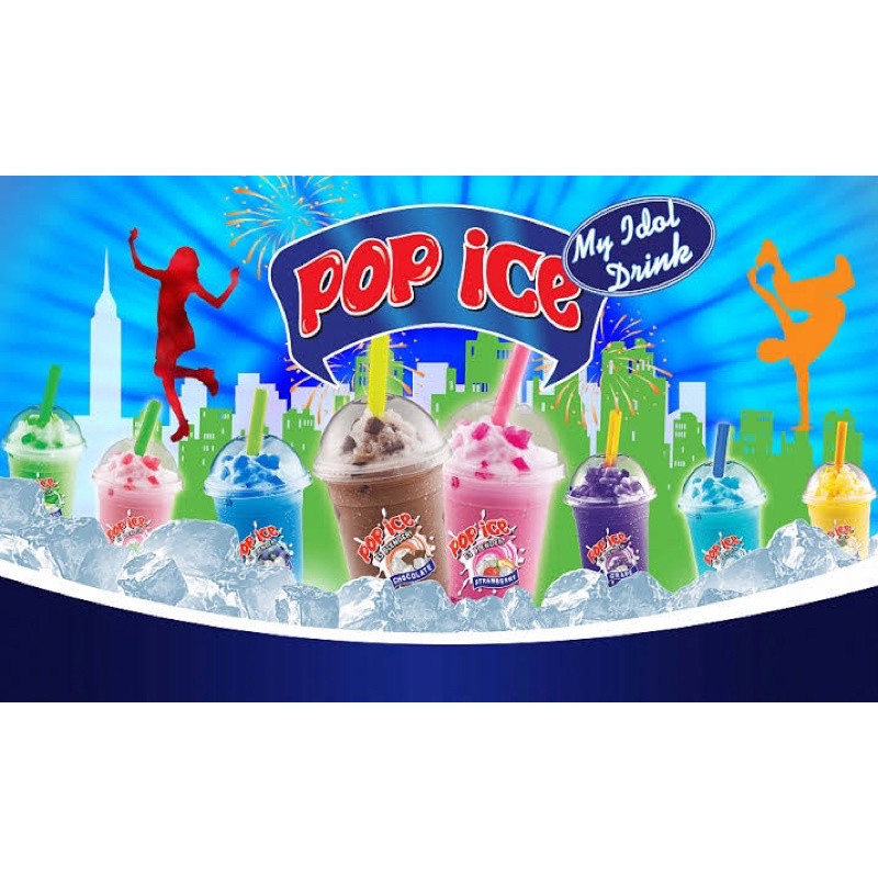 (JSO) Minuman Pop Ice Blender HALAL ALL VARIAN 25GR POWDER DRINK ES BLENDER / pop ice sachet / bubuk pop ice