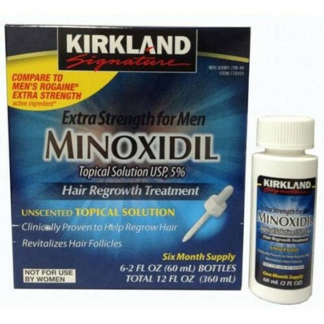Pemumbuh Rambut Pria, Minoxidil From Kirkland