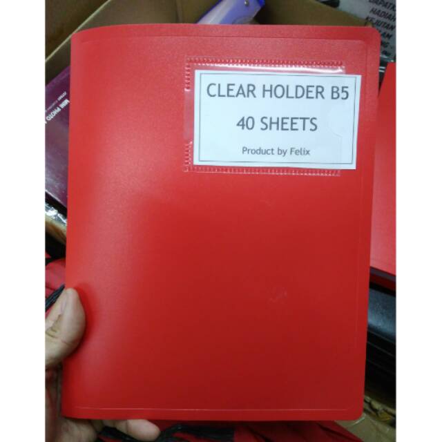 Display book/Clear holder B5 Felix