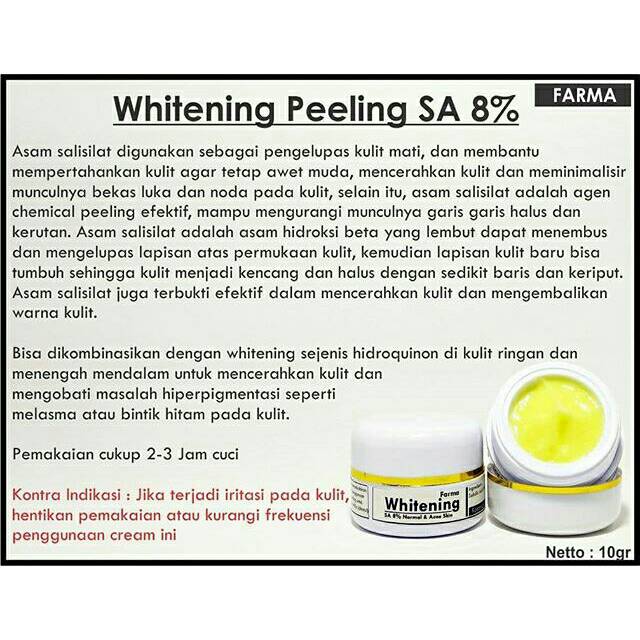 Whitening peeling SA