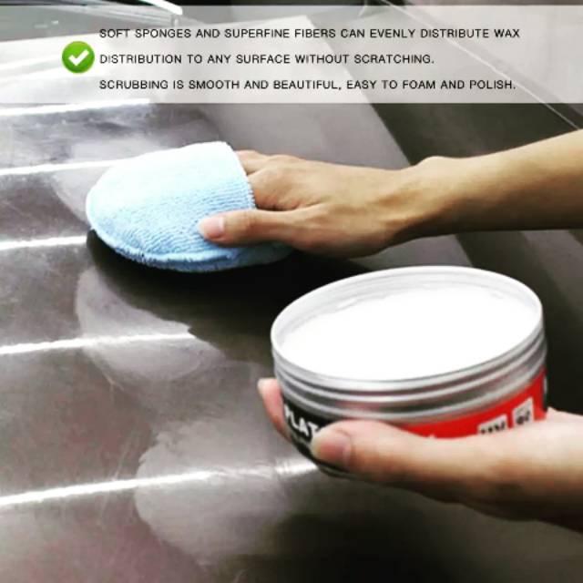 Kain Microfiber Nano Coating wax and polish Dgn Bantal Busa Aplikator