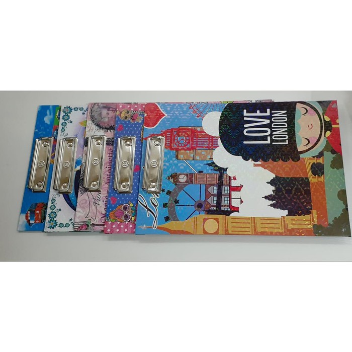 

CLIPBOARD KARAKTER FANCY UKURAN FOLIO | PAPAN JALAN | ATK