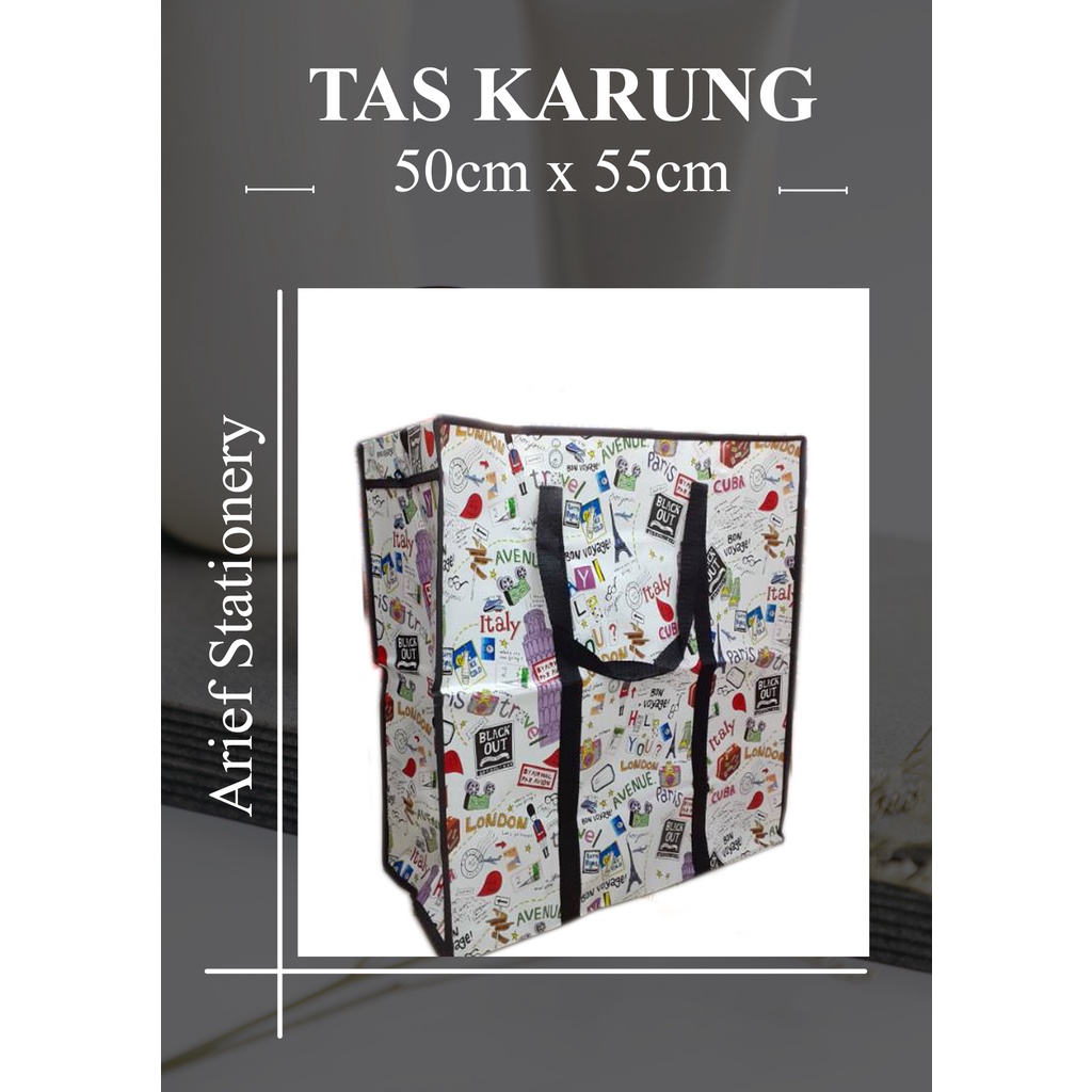 Tas Karung Serba Guna / Tas Laundri Ukuran 50CM x 55CM